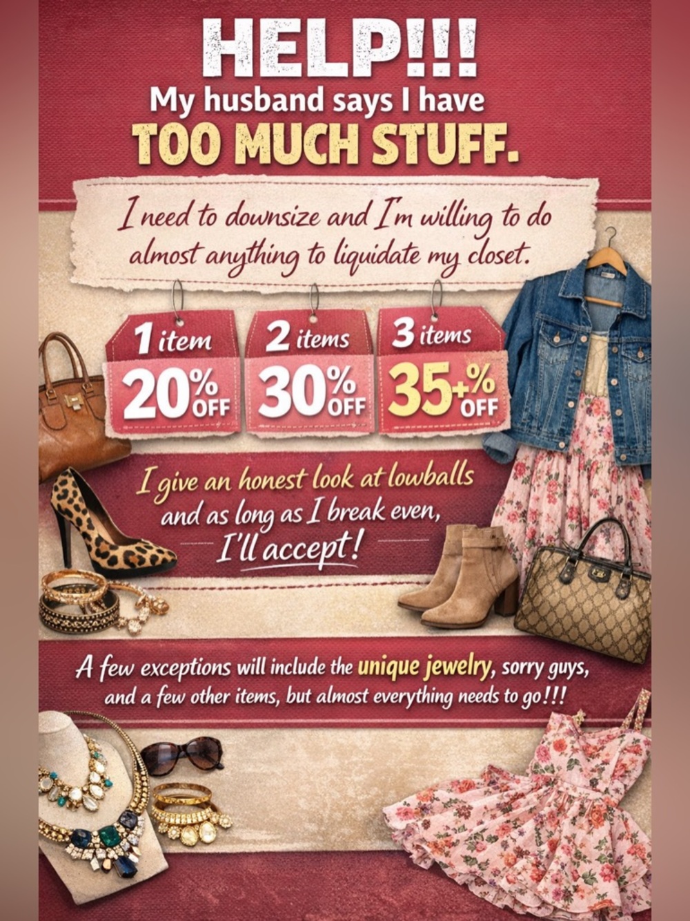 SALE April 1-2, 2026